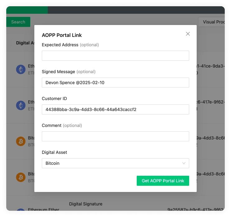 AOPP Portal Link Form