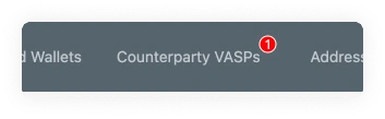 Counterparty VASP New VASP Badge