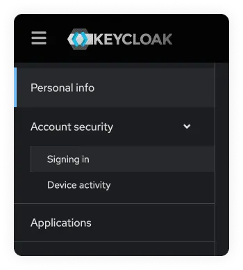 Keycloak Signing In