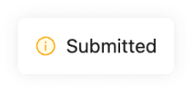 Status badge showing Submitted