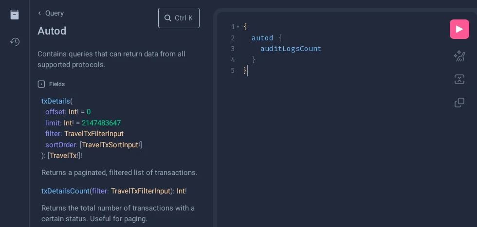 Graphiql Query Nested Type