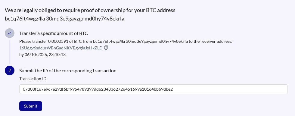 Satoshi Test Portal Page